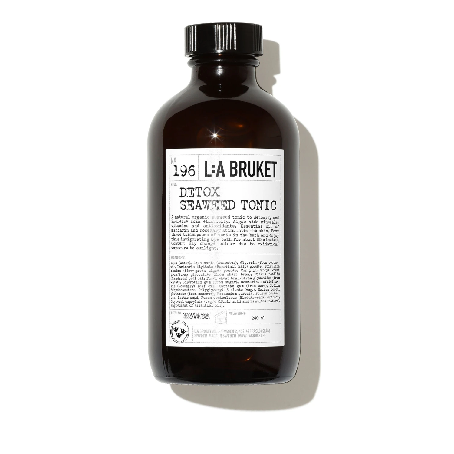 L:A Bruket Detox Seaweed Bain D'Algues Revigorant 196 3 L:A Bruket Detox Seaweed Bain D'Algues Revigorant 196