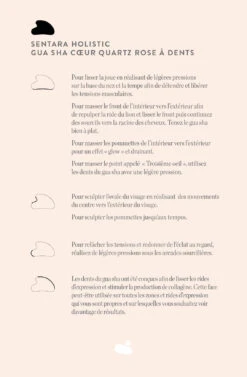 Gua Sha Cœur Quartz Rose à Dents 8 Gua Sha Cœur Quartz Rose à Dents -Dermalogica Boutique Gua sha coeur quartz rose a dents FR