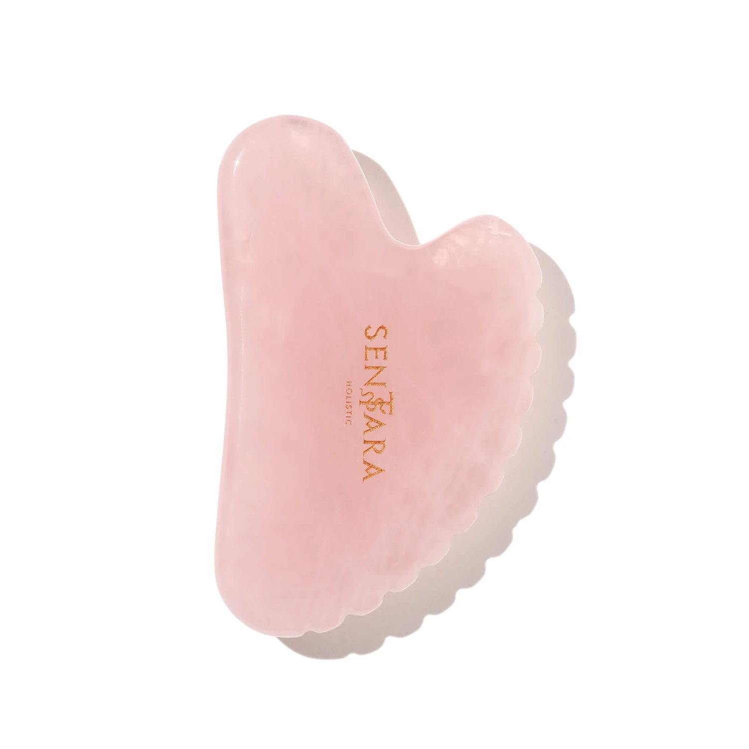 Gua Sha Cœur Quartz Rose à Dents 3 Gua Sha Cœur Quartz Rose à Dents